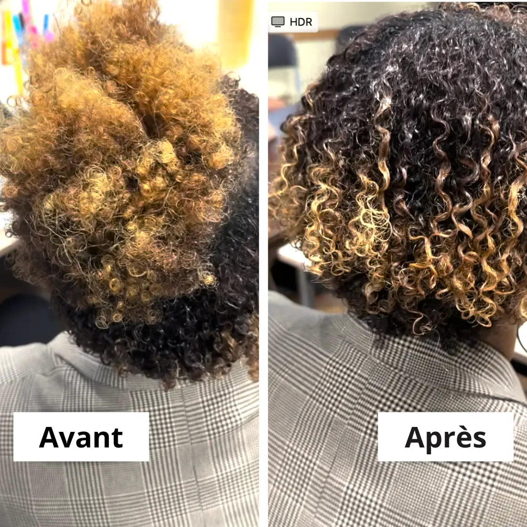 Boucles 3c hydratées et sans frisottis avec Gely