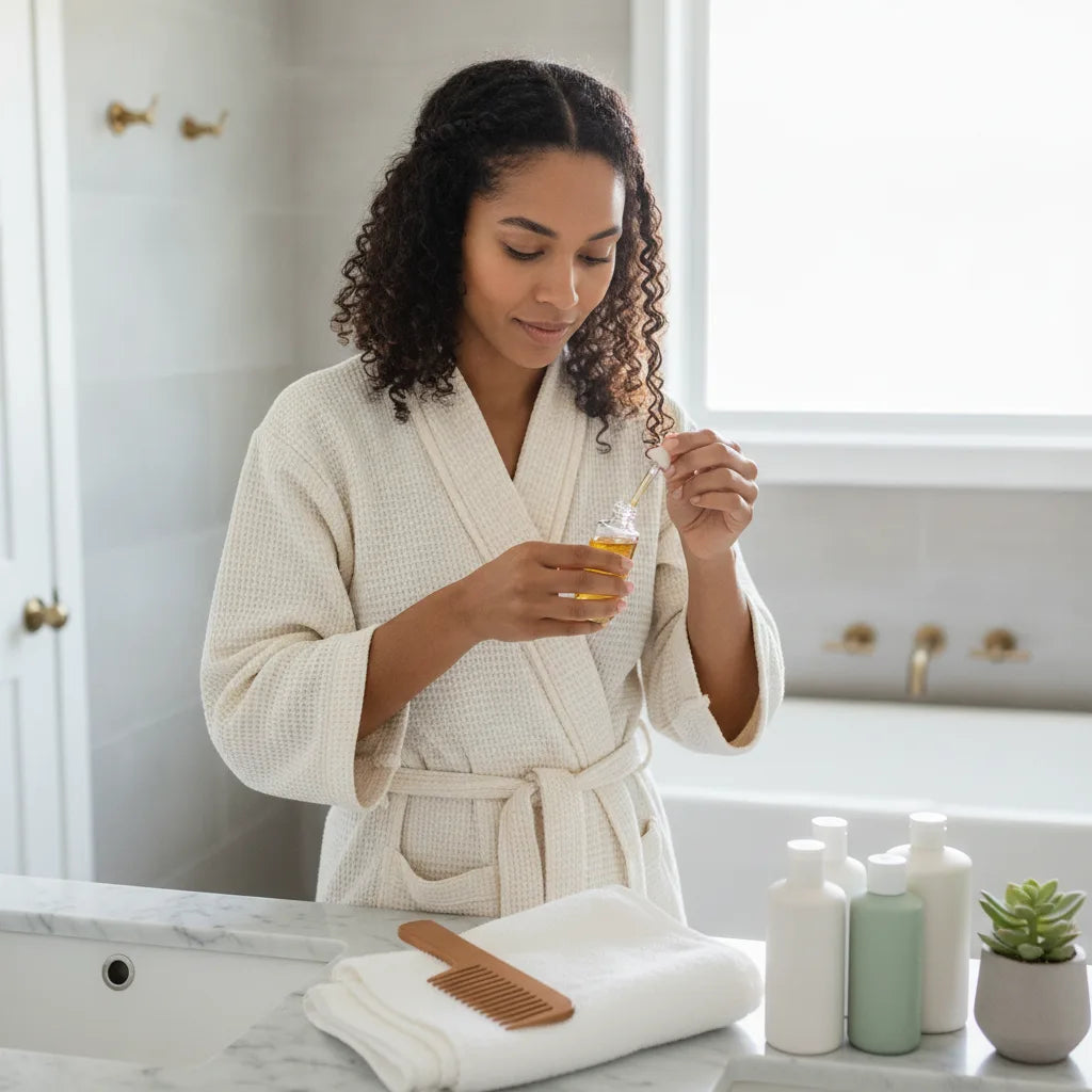 Pré-poo cheveux texturés, guide et méthode pas à pas