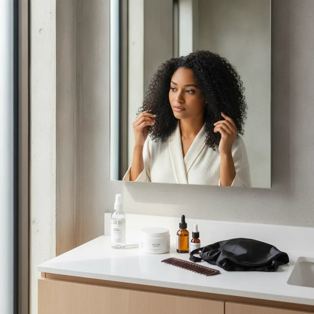 Routine cheveux 4A 4B, hydrater et définir en 2026